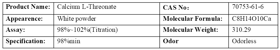 Calcium L-Threonate Calcium L-Threonate